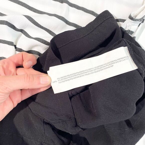 MINKPINK black stripe tank romper M - Picture 7 of 11